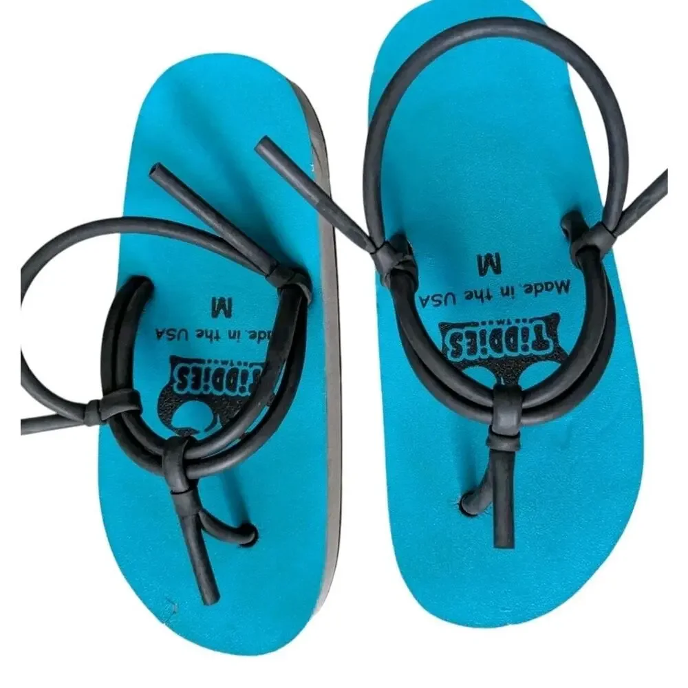 Tiddies OG Scuba Flip Flops Mens 9 10 M beach sandals Rubber